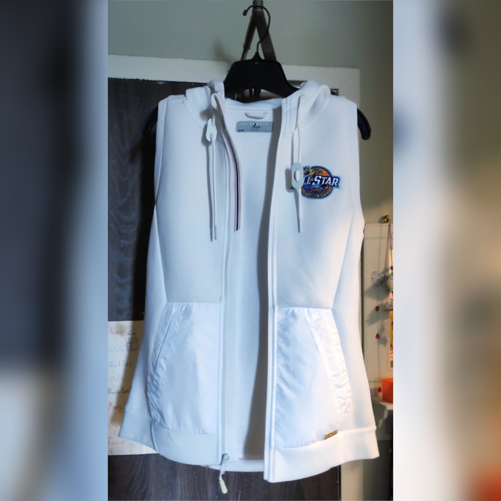 NHL Levelwear Verve White Hoodie Vest